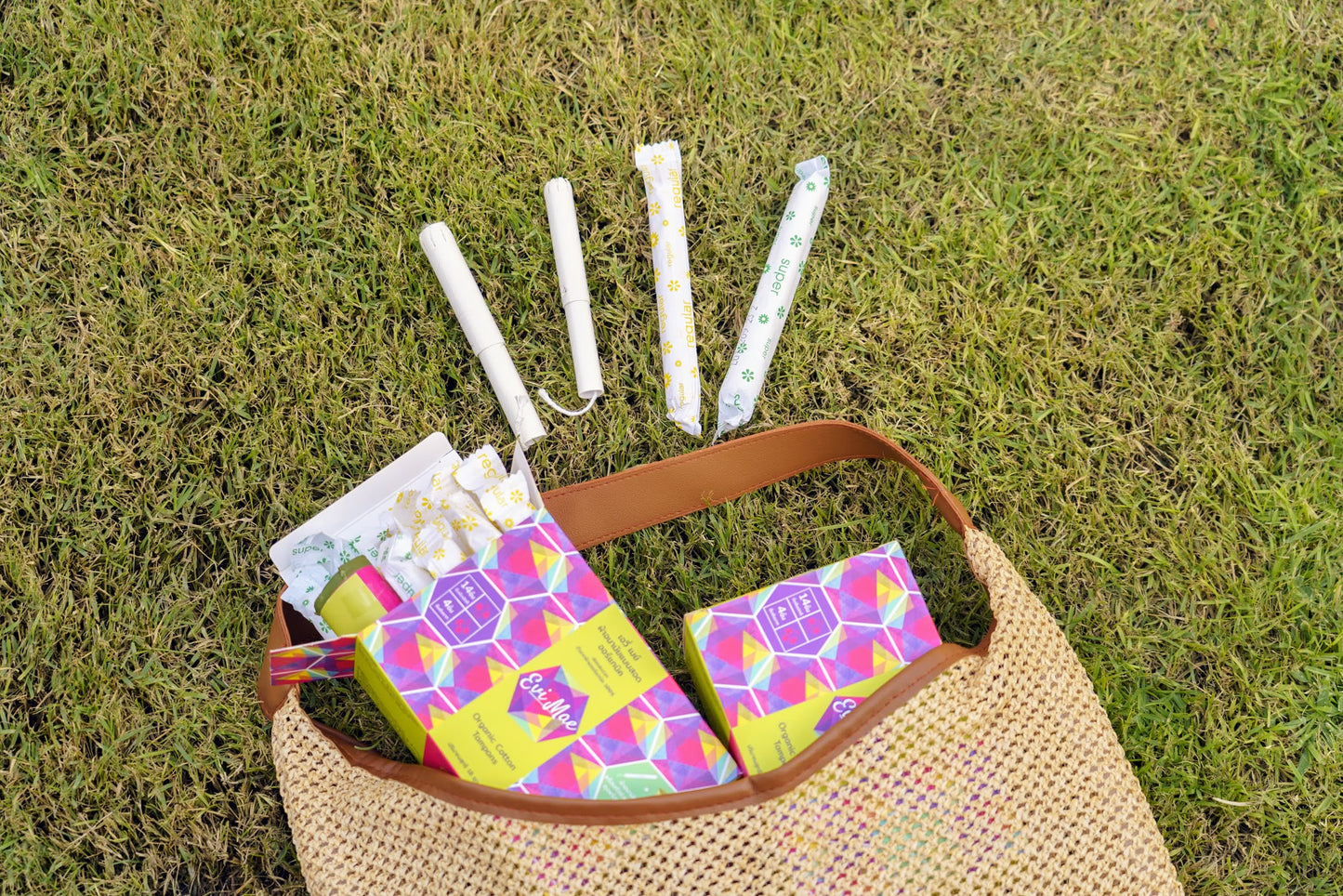 Evi Mae Organic Cotton Tampons (18 count)